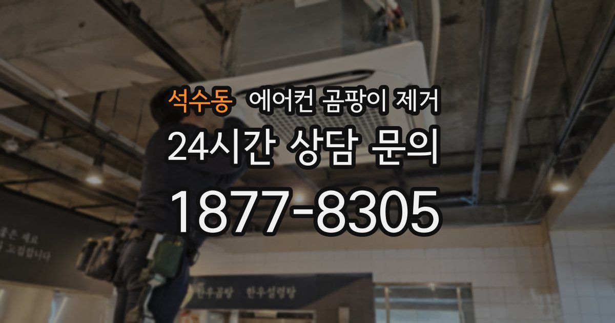 석수동 에어컨 곰팡이 제거