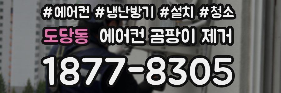 도당동 에어컨 곰팡이 제거