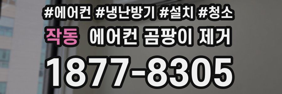 작동 에어컨 곰팡이 제거