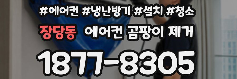 장당동 에어컨 곰팡이 제거
