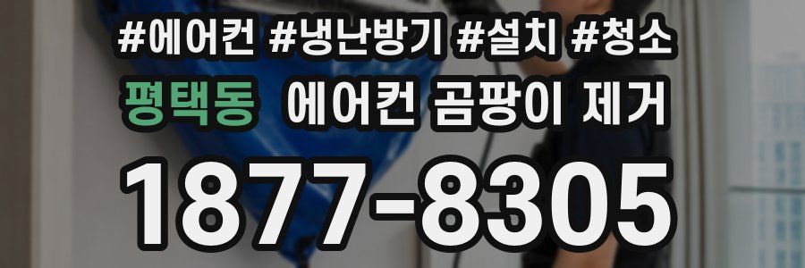 평택동 에어컨 곰팡이 제거