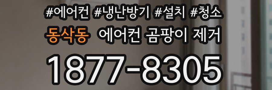 동삭동 에어컨 곰팡이 제거