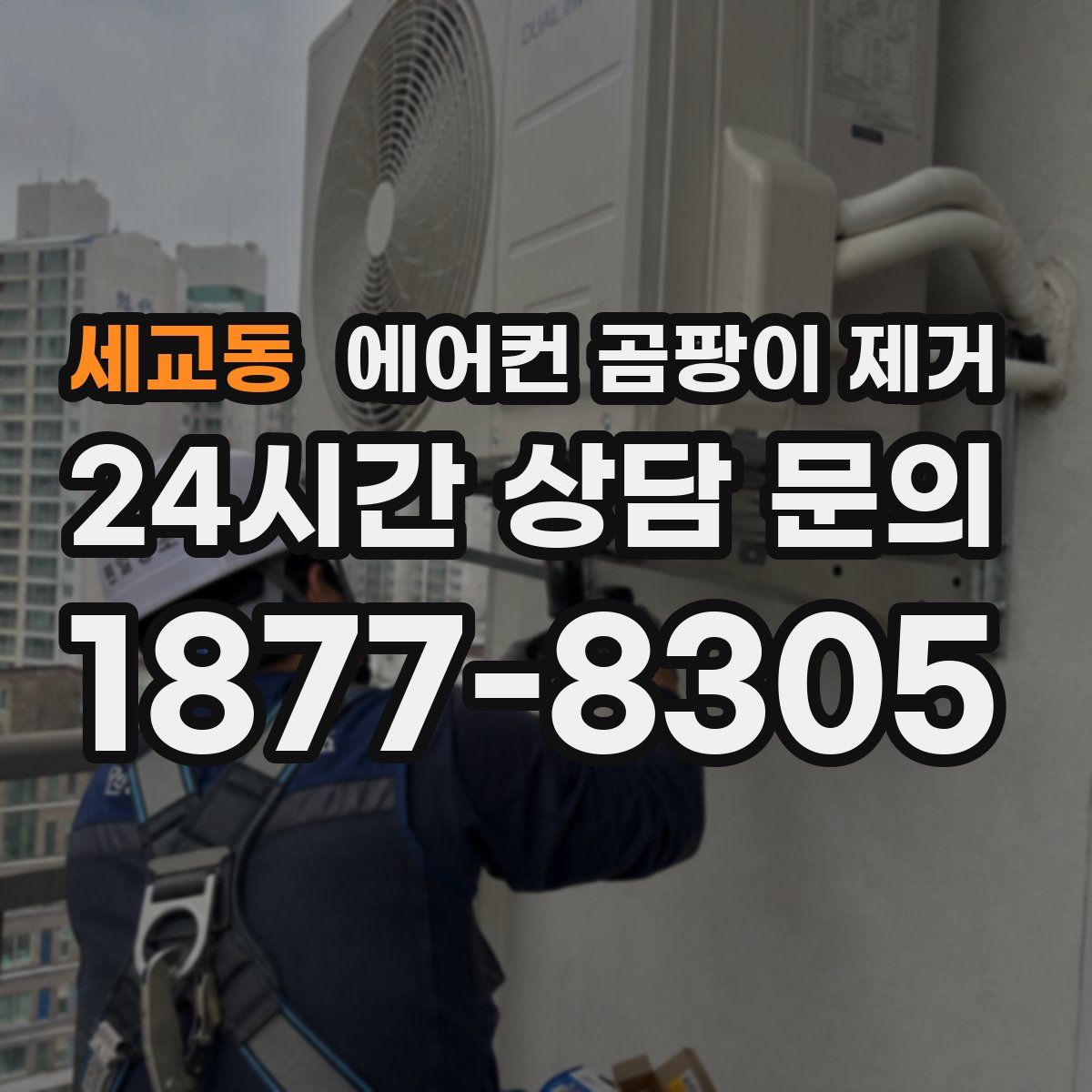 세교동 에어컨 곰팡이 제거
