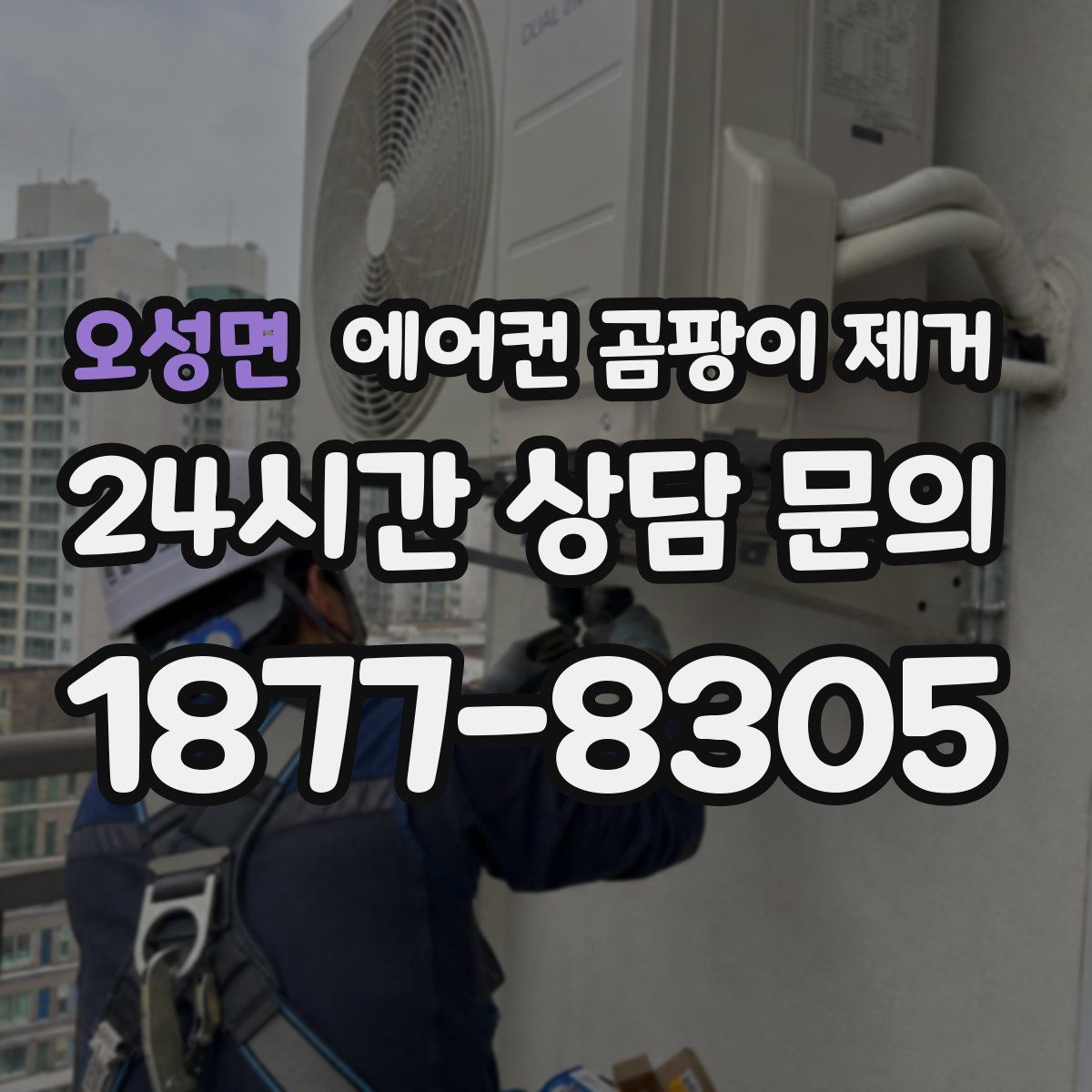 오성면 에어컨 곰팡이 제거
