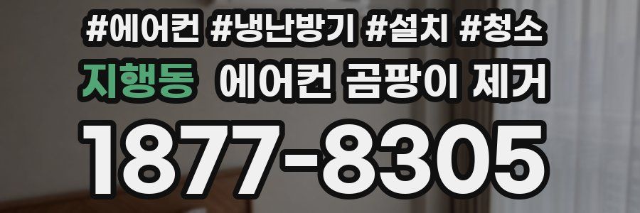 지행동 에어컨 곰팡이 제거
