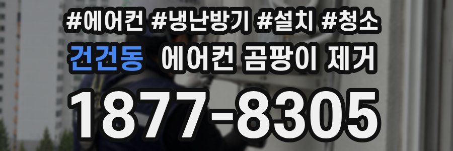 건건동 에어컨 곰팡이 제거