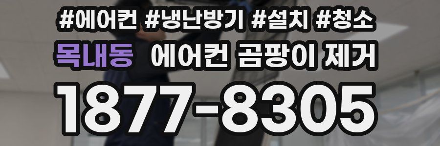 목내동 에어컨 곰팡이 제거