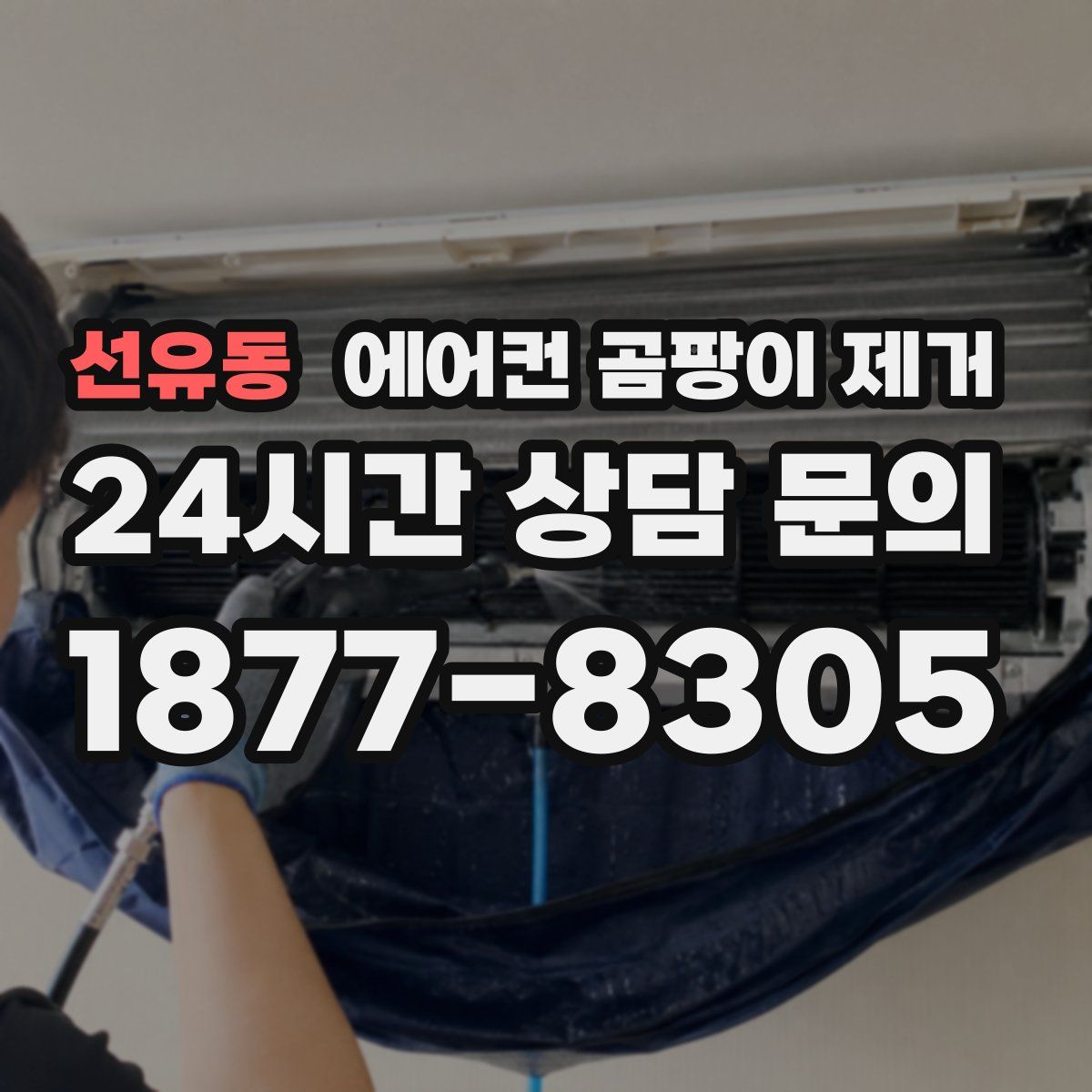 선유동 에어컨 곰팡이 제거