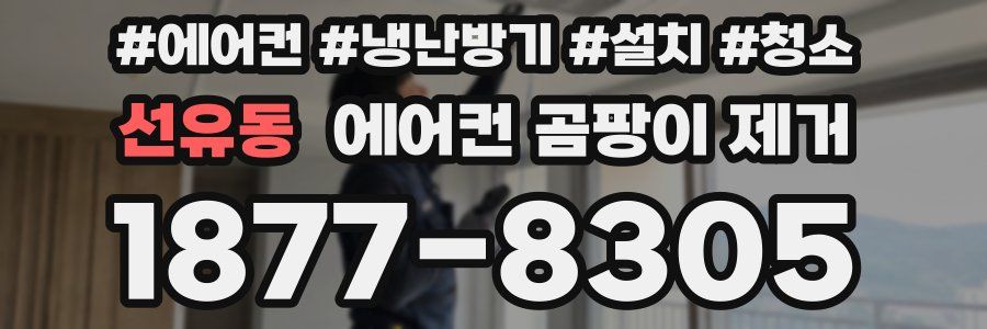선유동 에어컨 곰팡이 제거