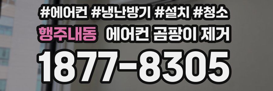행주내동 에어컨 곰팡이 제거