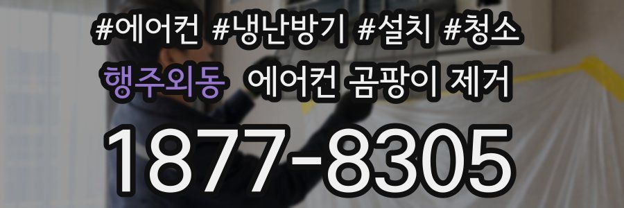 행주외동 에어컨 곰팡이 제거