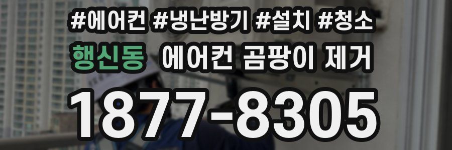 행신동 에어컨 곰팡이 제거