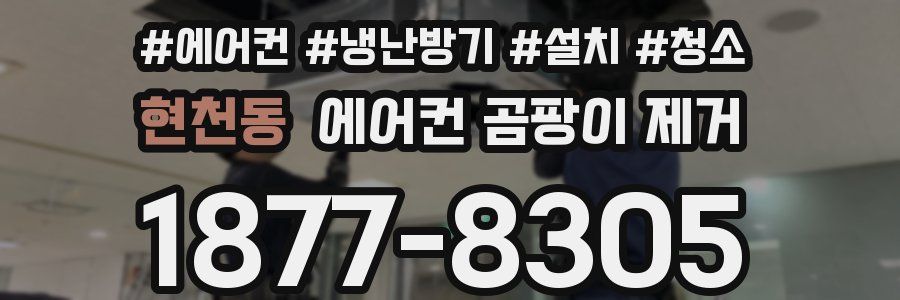 현천동 에어컨 곰팡이 제거