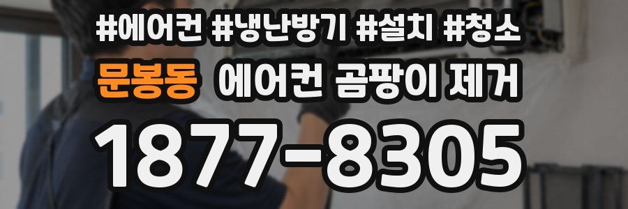 문봉동 에어컨 곰팡이 제거