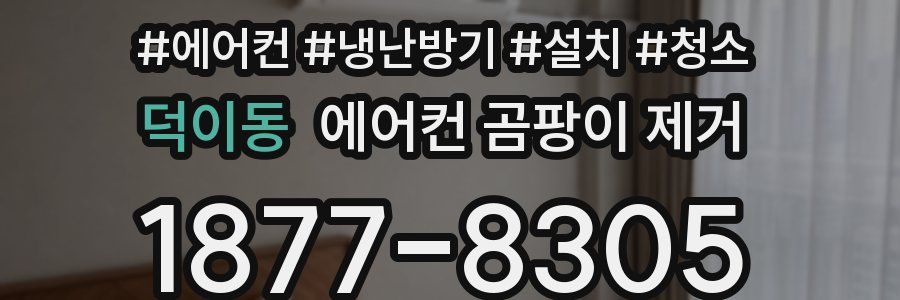 덕이동 에어컨 곰팡이 제거