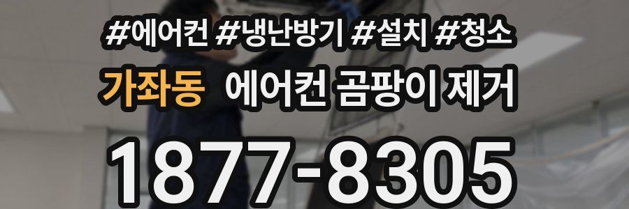 가좌동 에어컨 곰팡이 제거