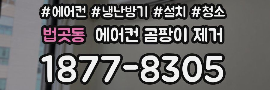 법곳동 에어컨 곰팡이 제거