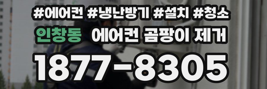 인창동 에어컨 곰팡이 제거