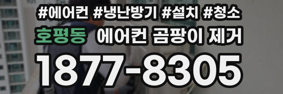호평동 에어컨 곰팡이 제거