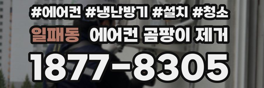 일패동 에어컨 곰팡이 제거