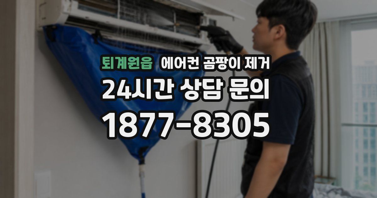 퇴계원읍 에어컨 곰팡이 제거