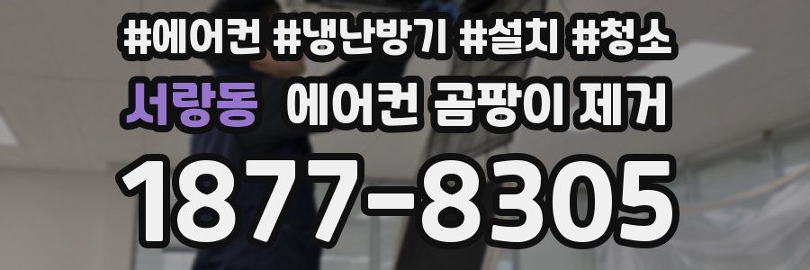 서랑동 에어컨 곰팡이 제거