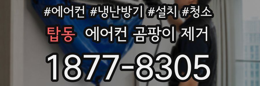 탑동 에어컨 곰팡이 제거