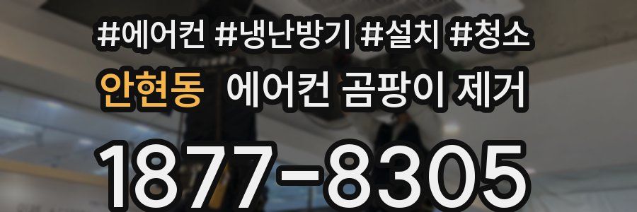 안현동 에어컨 곰팡이 제거