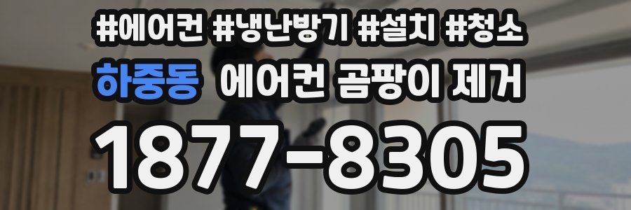 하중동 에어컨 곰팡이 제거
