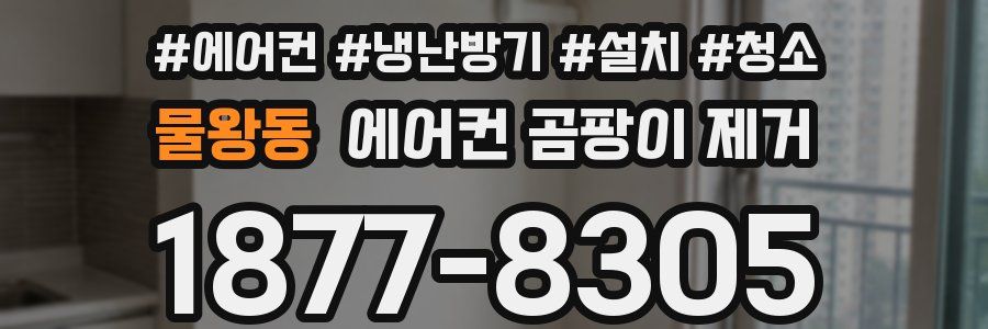 물왕동 에어컨 곰팡이 제거