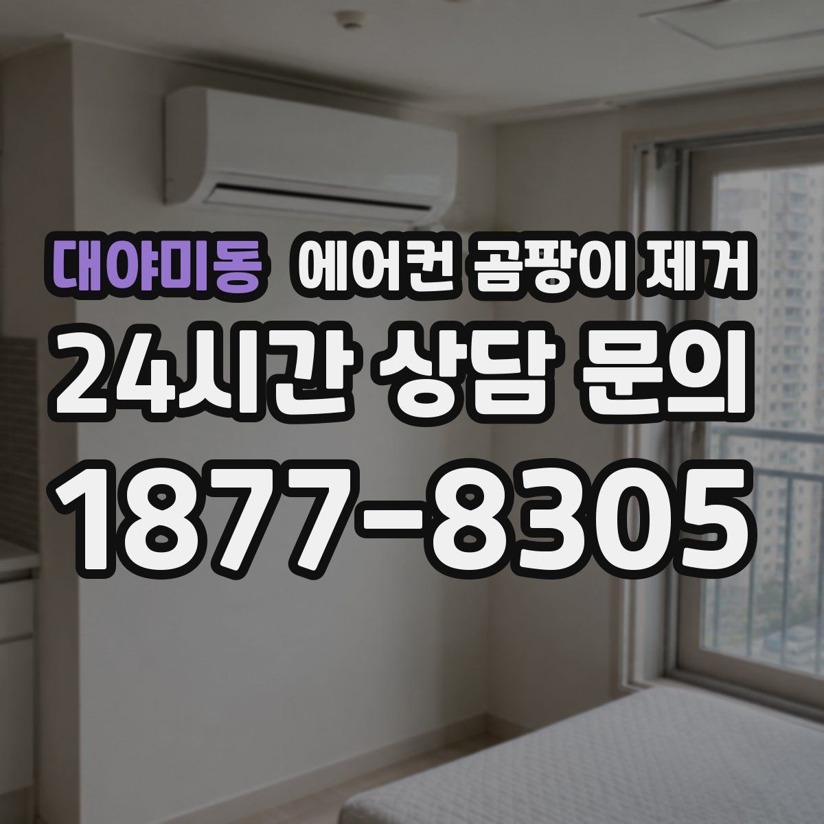 대야미동 에어컨 곰팡이 제거