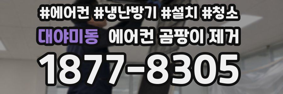 대야미동 에어컨 곰팡이 제거