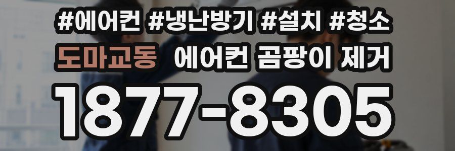 도마교동 에어컨 곰팡이 제거