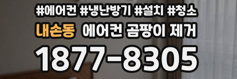 내손동 에어컨 곰팡이 제거