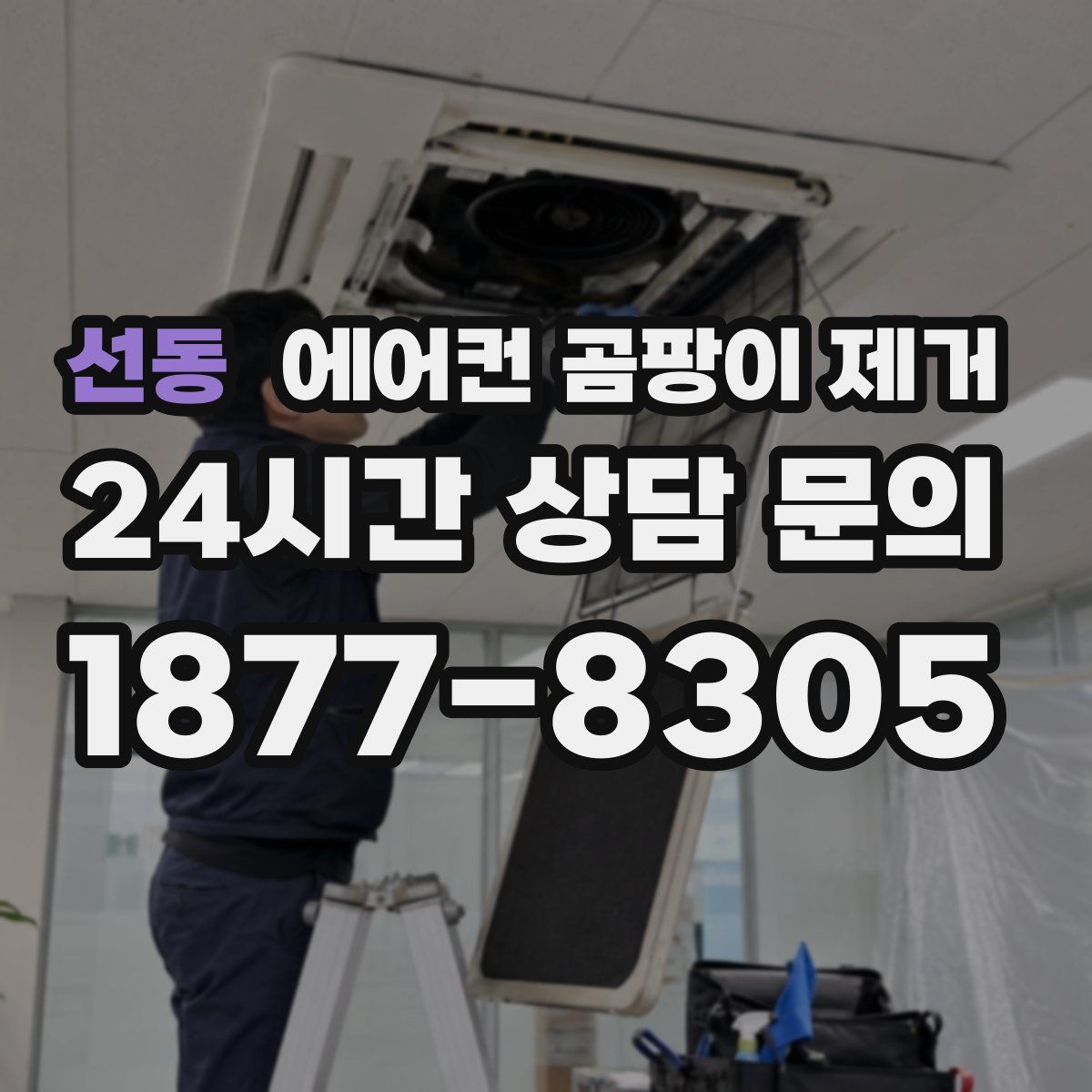 선동 에어컨 곰팡이 제거