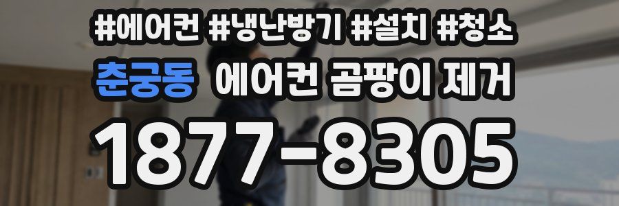 춘궁동 에어컨 곰팡이 제거