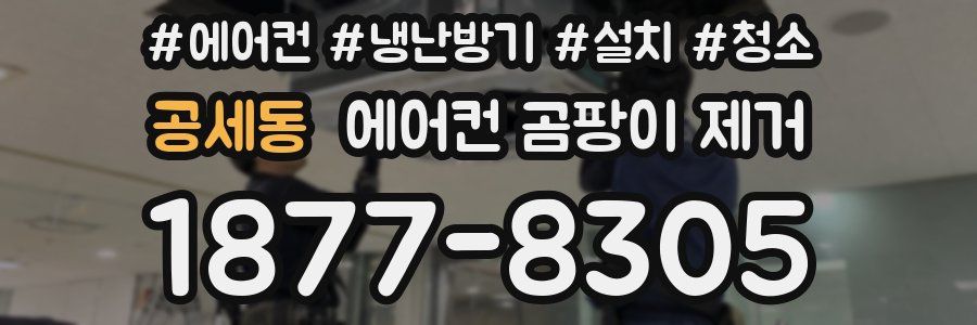 공세동 에어컨 곰팡이 제거