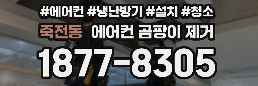 죽전동 에어컨 곰팡이 제거