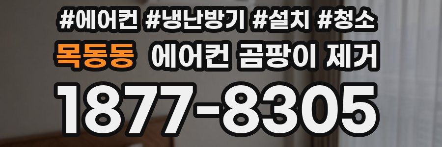목동동 에어컨 곰팡이 제거