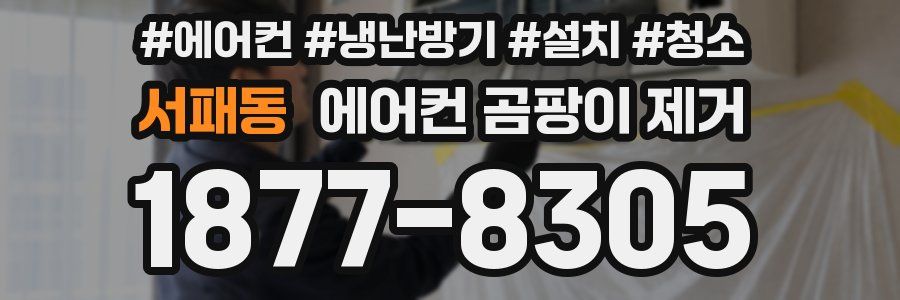 서패동 에어컨 곰팡이 제거