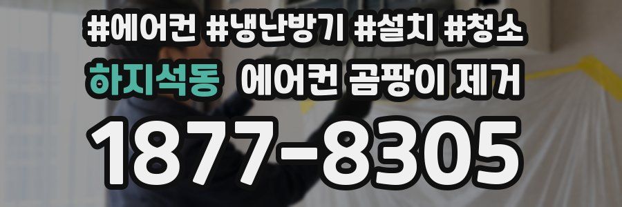 하지석동 에어컨 곰팡이 제거