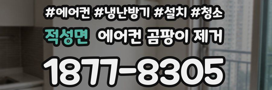 적성면 에어컨 곰팡이 제거