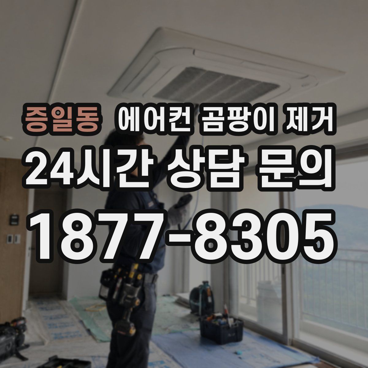 증일동 에어컨 곰팡이 제거