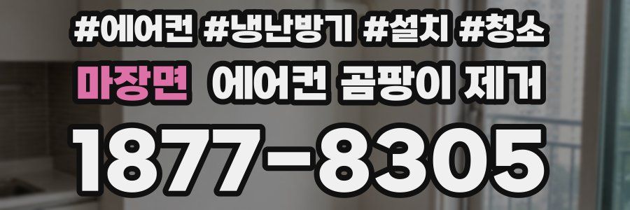 마장면 에어컨 곰팡이 제거