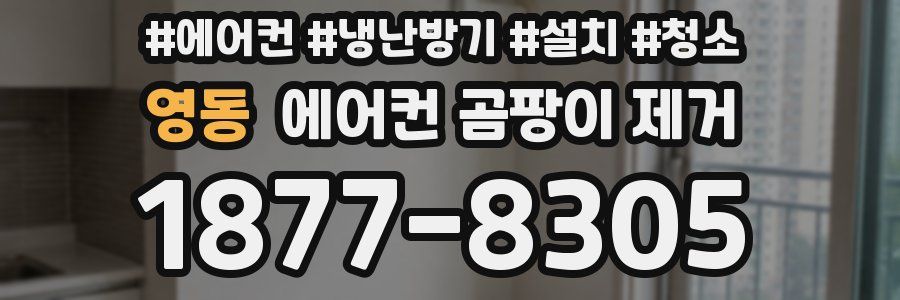 영동 에어컨 곰팡이 제거