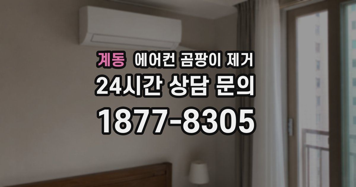 계동 에어컨 곰팡이 제거