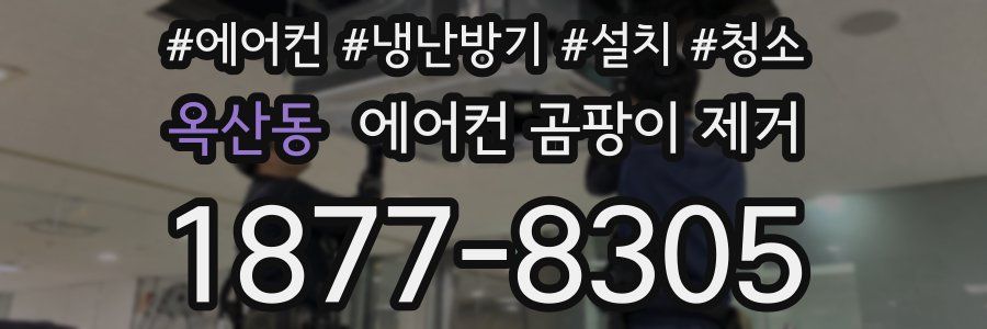 옥산동 에어컨 곰팡이 제거