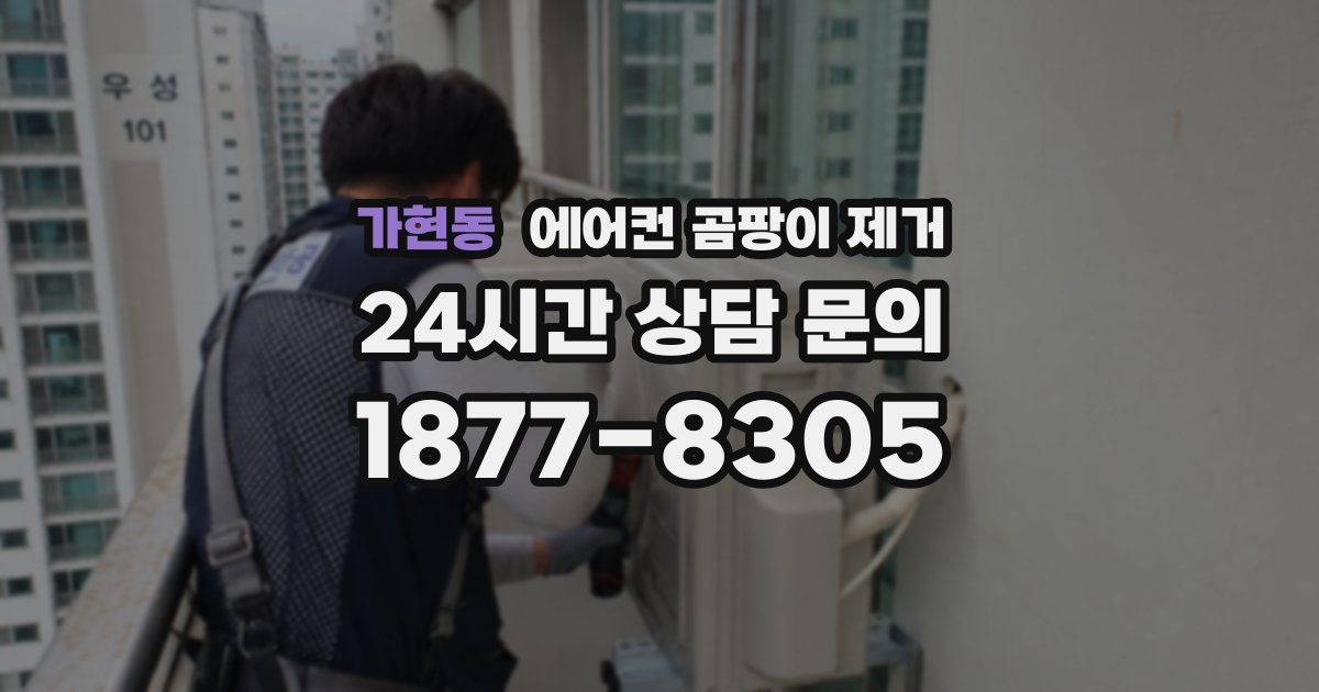 가현동 에어컨 곰팡이 제거