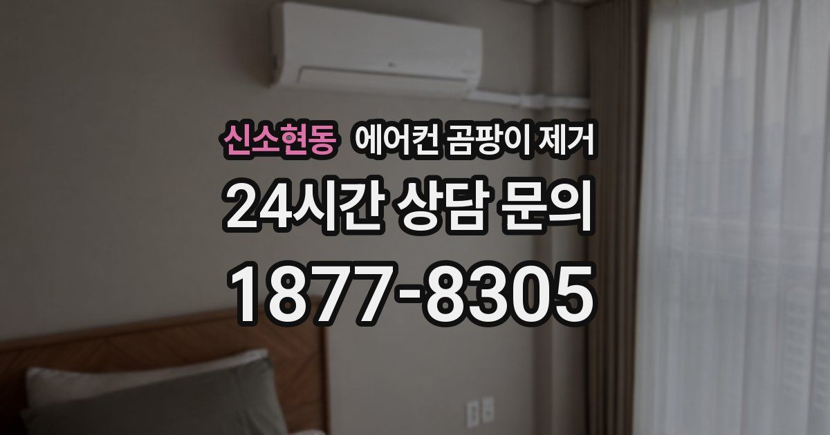 신소현동 에어컨 곰팡이 제거