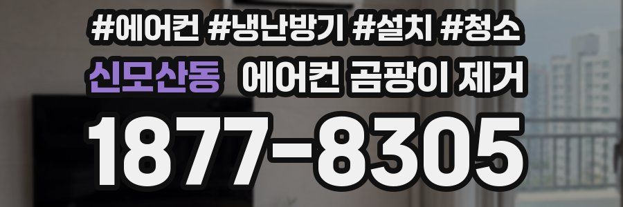 신모산동 에어컨 곰팡이 제거